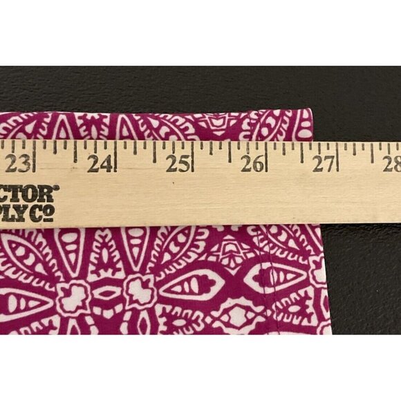 Attitudes Renee 2XP Purple Tropical Floral Petite Wide‎ Leg Pants Travel Resort - Picture 5 of 9